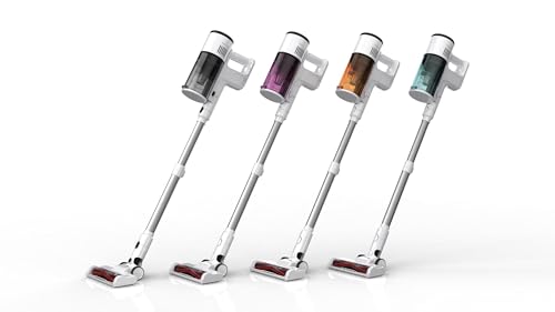 Cordless Stick Vacuum Cleaner, 550W High-Power / 45KPa Strong Suction, Lightweight 2-in-1 Handheld...