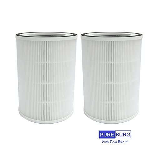 PUREBURG Replacement Filter Compatible with Himox HIMOX-H10 Air Purifier, 2-Pack H13 HEPA 4-Stage Filtration Activated Carbon Air Clean Dust VOCs by PUREBURG - Used condition - Image 4