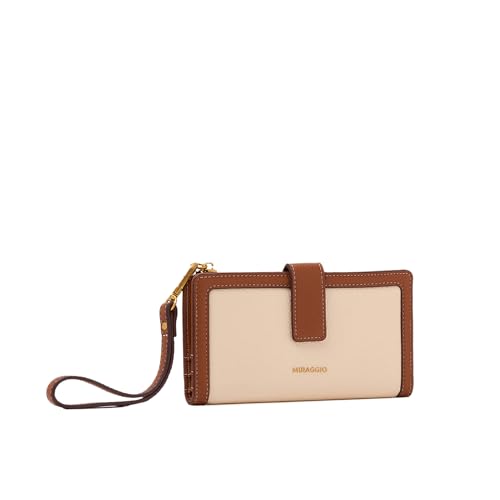 Image of Miraggio Trudie Wallet with Detachable Wristlet | One Main Compartments | 8 Card Slots | Women Wallets | Gift Items for Women (Ivory)