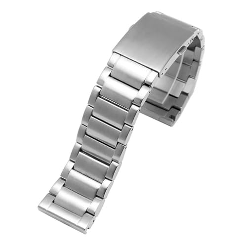 Bande de surveillance en acier inoxydable de couleur or 22mm 24mm homme