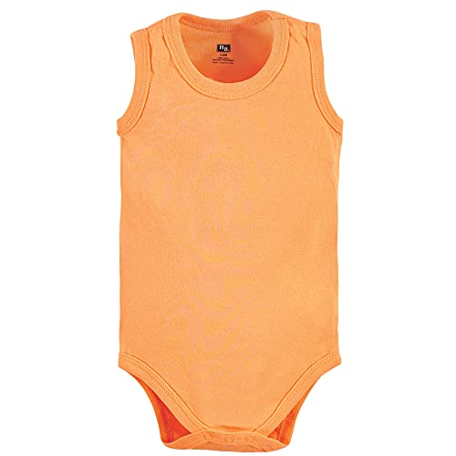 Image of Hudson Baby Unisex Baby Cotton Sleeveless Bodysuits