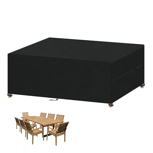VANSHEIM Gartenmöbel Abdeckung Wasserdicht Schutzhülle Gartenmöbel Abdeckplane Gartenmöbel Winddicht 420D Oxford Gartentisch Abdeckung Für Gartenmöbel, Gartenlounge Abdeckhaube 240x120x75cm VANSHEIM Gartenmöbel Abdeckung Wasserdicht Schutzhülle Gartenmöbel Abdeckplane Gartenmöbel Winddicht 420D Oxford Gartentisch Abdeckung Für Gartenmöbel, Gartenlounge Abdeckhaube 240x120x75cm