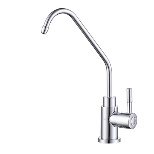 Mitigeur de cuisine pour éliminer les impuretés de l'eau avec robinet inox 360°