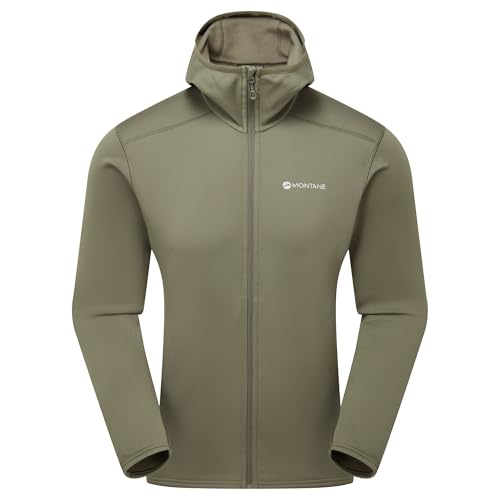 Montane Fury Lite - Chaqueta de forro polar con capucha para hombre, Eclipse Azul, L