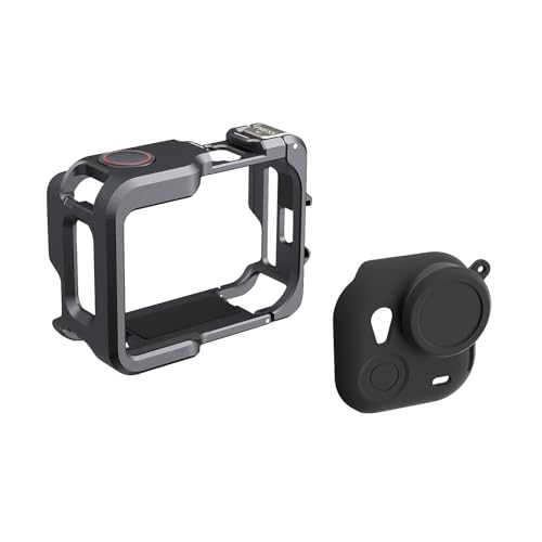 Boîtier de protection en métal pour caméras d'action et fixations rapides rigides