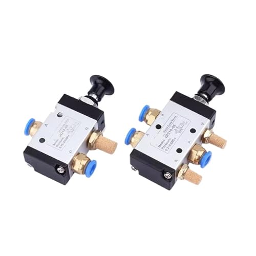 Distributeur pneumatique 3R210-08 manuel push pull avec raccords rapides 10mm