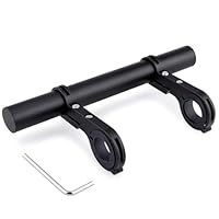 1 Stück - Fahrradlenker Verlängerung - Aluminium Legierung Lenkerhalterung - fahrradlenker erweiterung - Für Lenker unter 32mm - Ideal für Taschenlampen, Smartphones, GPS