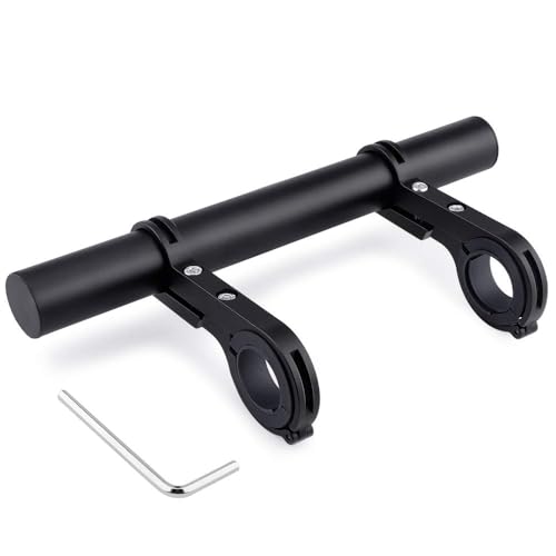 1 Stück - Fahrradlenker Verlängerung - Aluminium Legierung Lenkerhalterung - fahrradlenker erweiterung - Für Lenker mit einem Durchmesser von 26-32 mm - Ideal für Taschenlampen, Smartphones, GPS