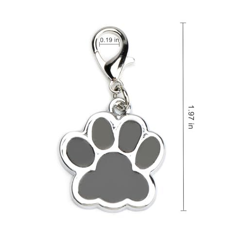 OBEISN Schlüsselanhänger in Edelstahl, Haustier Pfoten-Design, Perfekt Als Geburtstagsgeschenk Für Frauen, Geschenke Freundin, Schwester Oder Kollegin, Modern Und Minimalistisch (Schwarz)
