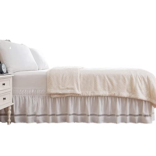 Falda de cama envolvente a medida para somier y canapé ajustable 2