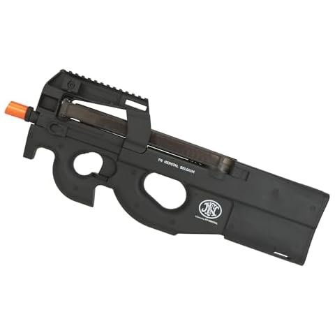 Evike Airsoft - FN Herstal Licensed Full Size Metal Gearbox AEG Airsoft P90 (Color: Black/Gun Only) (PID: 39653) Cover