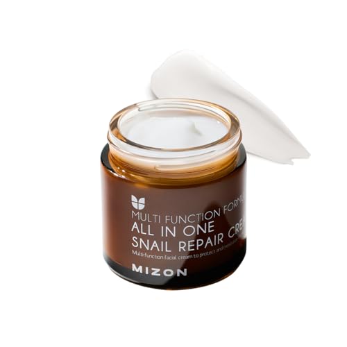 MIZON All-in-One Snail Repair Cream – Korean Face Moisturizer with Snail Mucin & 12 Natural...