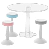 Silla a escala 1:12: diseñada especialmente para una mini casa, puede crear una circunstancia romántica y realista.