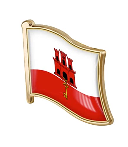 Image of vmcoatdu Country Flag Pin Badge International Travel Brooch Metal Alloy Souvenir Pin for Hat Clothes Backpack