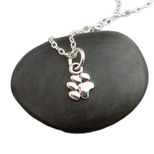 Collier empreinte de patte argent 925 : un bijou brillant qui ne noircit pas