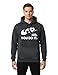 IRON PANDA Washed Gym Hoodie for Men-Sweatshirt Fashion Clothing Fall Sweaters-2025No. You do it Black
