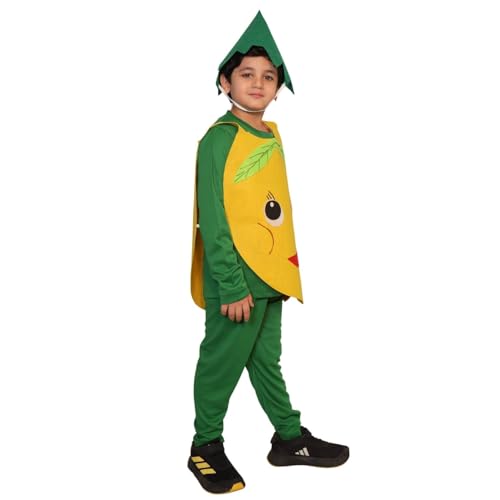 Image of Kaku Fancy Dresses Fruit and Vegetable Costume Paper Cutout with Cap For Kids | Healthy Food Costume For Boys & Girls (Tracksuit Not Included)