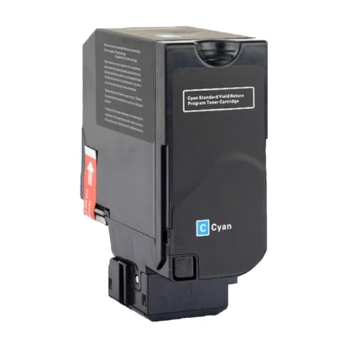 Tóner azul 74C30C0 de alta precisión para impresoras Lexmark CS720