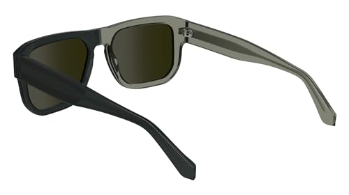 CALVIN KLEIN JEANS Men's CKJ24607S Rectangular Sunglasses, Grey to Dark Grey, One Size4