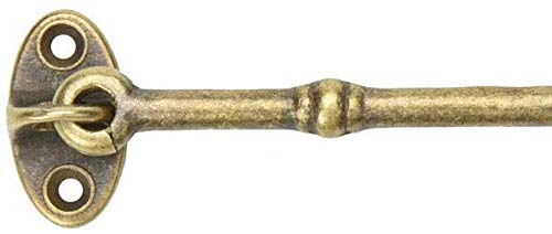 Tambee Hook And Eye Latch Door Lock Copper Antique Privacy Door Hook For Doors (4.7 Inch) #TOP2