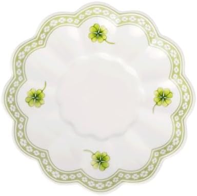 Villeroy & Boch – Easter Delight Egg Cup Plate, Premium Porcelain, Nostalgic Patterns, Gold Details, Saucer for Egg Cup, Easter Decoration