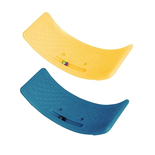 LOVIVER 2Pcs Wobble Board Anti Slip Body Training Rocker Board Balance Board for Kids for Indoor Yoga - Image 3