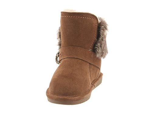 Bearpaw Koko Big Youth Black/Black Size 1 | Youth's Boot Classic Suede | Youth's Slip On Boot | Comfortable Winter Boot #TOP4