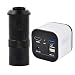4K UHD 30fps HDMI USB Output Digital Industrial Microscope Camera & 100X C-Mount Lens