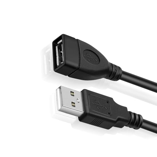 Image of 7SEVEN USB Cable 2.0 5 meter Extension Male-A to Female-A Suitable to Extend Mouse Printer Scanner Keyboard DVR NVR External HDD Device to Operate Conveniently