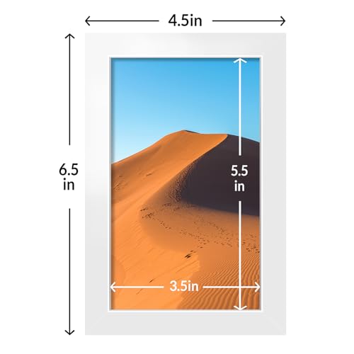 Image of LaVie Home 4x6 Picture Frame White Set of 10, Display 4 x 6 Picture, Photo Frame Collage for Wall Gallery or Table Deco, Hanging or Tabletop Display