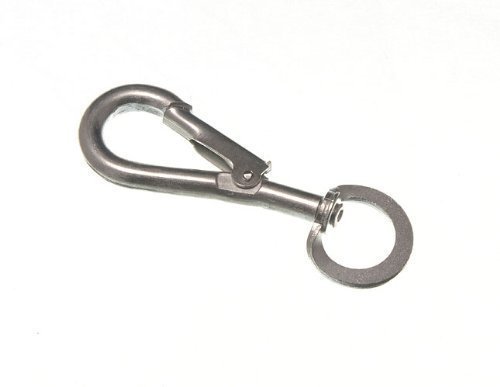 Mousqueton faire pivoter 6mm en acier zingué robuste lot de 40