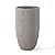 Kante 24 Inch Tall Round Concrete Planter, Large Indoor Outdoor Plant Pots with Drainage Hole and Rubber Plug, Modern Decorative Garden Pots for Home Patio Porch, Textured Weathered Concrete