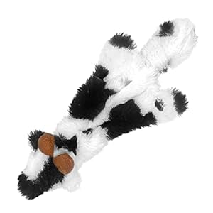 Best Pet Supplies 2-in-1 Stuffless Squeaky Dog Toys with SoftFabric for Small, Medium, and Large Pets, No Stuffing for…