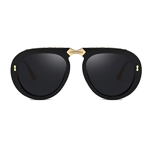 HMRGLMIE-Women Foldable Frame Sunglasses for Women Rhinestone Sun Glasses Female Shade2
