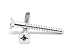 #2 x 3/4" Wood Screw Phillips Flat Head Low Carbon Steel Zinc Plated Pk 100