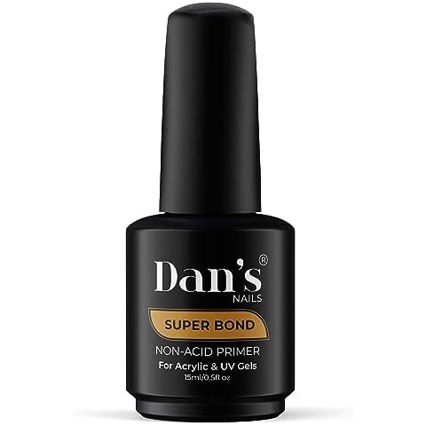 Dan's 15ml Super Bond | Premium Non Acid Nail Primer & PH Bonder for Acrylic & UV Gels | Acid- Free No Yellowing No Burn Long-Lasting Adhesion for Professional Salon Manicures & Pedicures Cover
