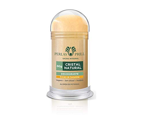 Desodorante de Sal 60g - Extrato de Curcumina (Inodoro)