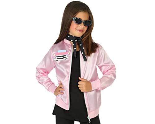 Atosa disfraz años 60 niña infantil rosa chichle