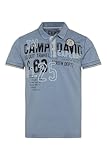 camp david hemd rot xxl Used-Waschung Camp David Herren Pikee-Polo im Vintage Look New Blue XXL