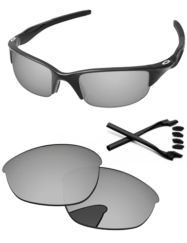 Image of Replacement Lenses & Rubber Kits for Oakley Half Jacket 2.0 OO9144 62mm - Precision Fit, UV Block, Impact Resistant