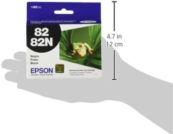 Amazon.com: Epson 82 N (t082120) Negro Cartucho de tinta para Stylus Photo  R270/RX590 : Productos de Oficina