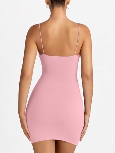 Image of LILLUSORY Women's Mini Sexy Bodycon Dress 2026 Spring Summer Going Out Short Backless Party Club Dresses Y2k Clothes