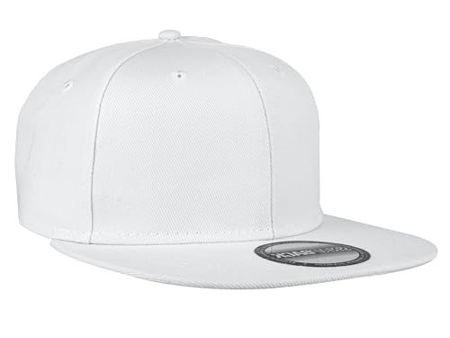 Image of Gelante Snapback Hats for Men - Flat Bill Brim Baseball Cap Hat - Plain Blank Adjustable
