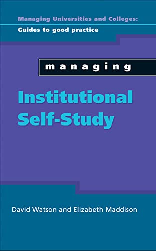 Managing Institutional Self Study view 2