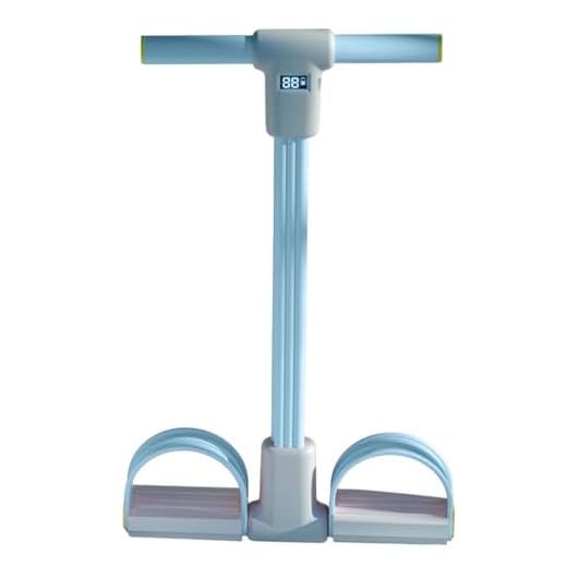 Banda de resistencia con pedal, expansor de tobillo con pedal de 6 tubos, banda de estiramiento de piernas con pantalla LED, bandas de fitness para ejercicios de estiramiento, brazos, piernas