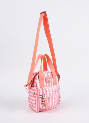 Image of PB Pearlbags Soft Crossbody Shoulder Or Hand Bag or Sling bag Water Resistant Anti Fall Stationery Storage Bag Handbag Clutch Bag Sweet Birthday Gift For 5-10 Years Children Students Girls