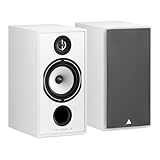 triangle - Hi-Fi Borea BR04 - Bookshelf Speaker - Power handling 110W - Output 91 dB/W/m - Surround Compatible for Home Cinema - 220 x 425 x 314 mm - White (Pair)