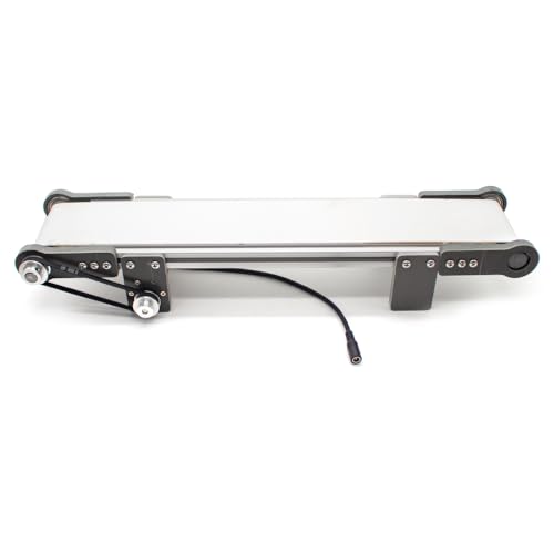 image for Jieotwice Mini Electric Desktop Conveyor Belt Speed Adjustable DIY Ele