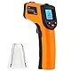 ABOHU Infrarot Thermometer, Laser Temperaturmessgerät(nicht für Menschen), Digital Laser Temperaturpistole, berührungslos Thermometerpistole für Kochen/Grillen/Gefrierschrank