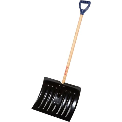 True Temper 1640700 Steel Snow Shovel with D-Grip...